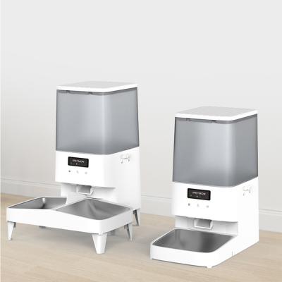 APP Control Smart Pet Feeder Meal Adjustable Double Automatic Cat Feeder