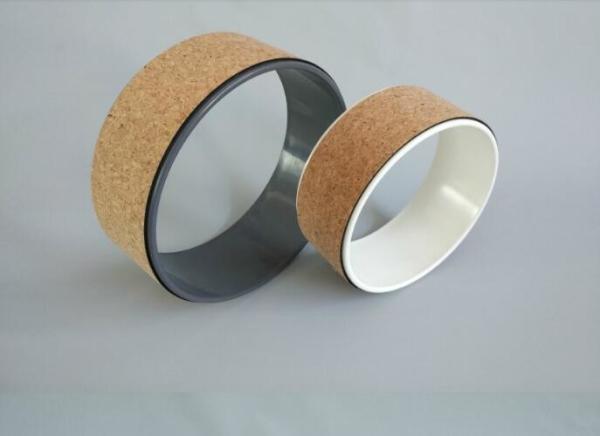 Eco Friendly Customized Color/ Popular Hot Sale Customized Logo Cork Yoga Wheel for Wholesale