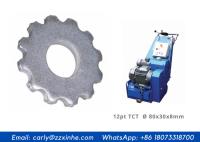 coupeur de carbure de TCT 12pt dents de fraisage de 12 points sur des scarificateurs de fraisage multiplans