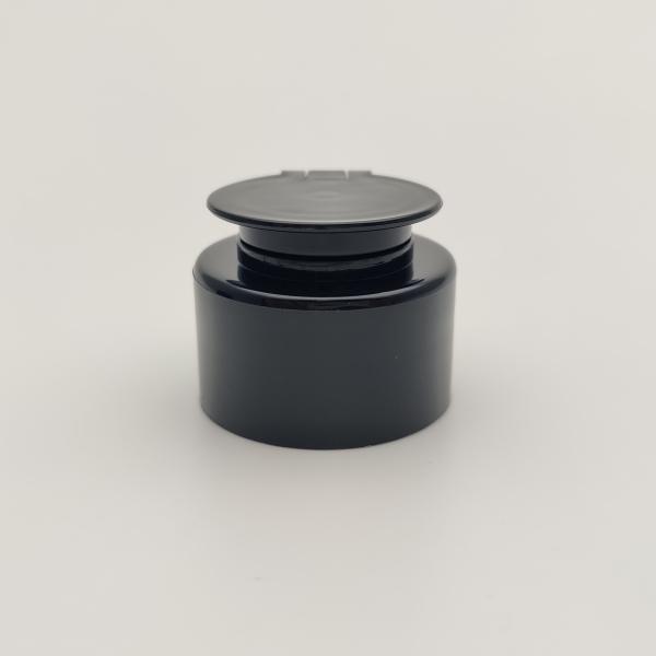 Recycled Black 28 410 Flip Top Cap Wiith Screw Lock Leakage Resistant