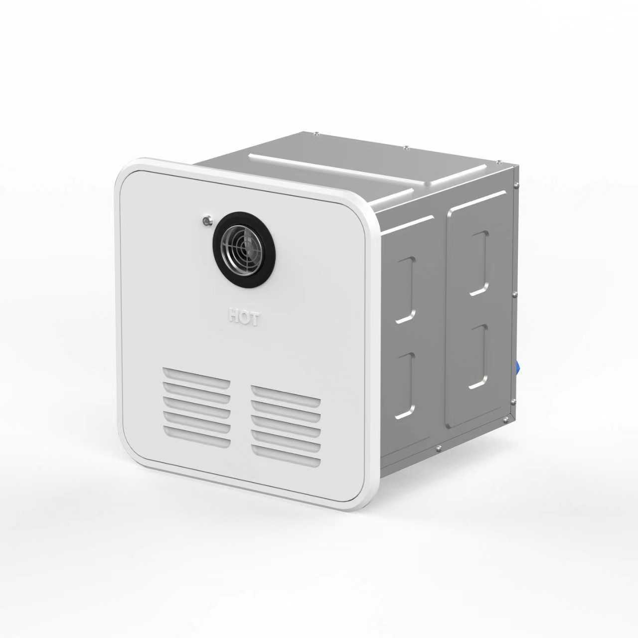 Stainless Steel RV Gas Water Heater with Class A Energy Efficiency and Rain-proof Hood
