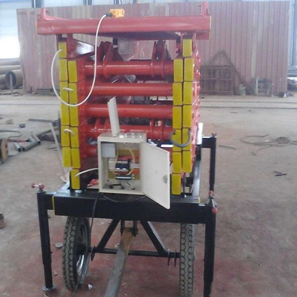 500kg Capacity Mobile Electric Scissor Lift Anti slip 380V 220V