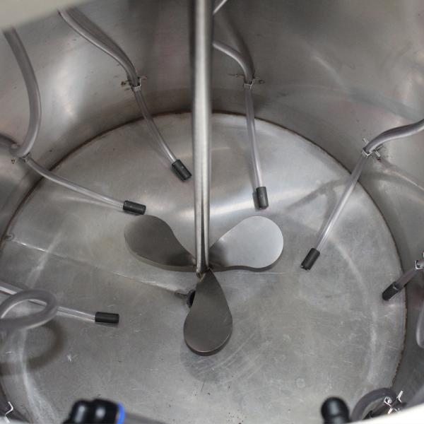 Granja Lechera 150L máquina de alimentación de leche de ternera con 10 gomas de alimentación pezón