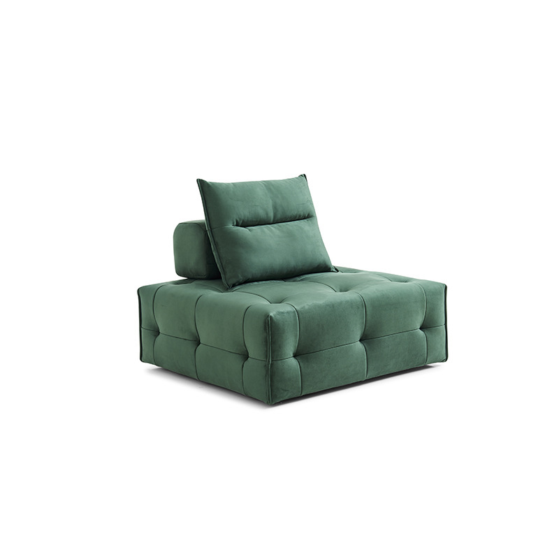 Modern Simple Frameless Square Sponge Sofa Compressed Cube Modular Sectional Bed for Villa Vacuum Combination