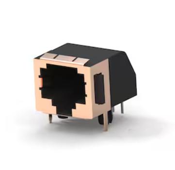 Profil baixo RJ45 Plug 5555141-1 Bloqueio blindado para baixo para CAT 3