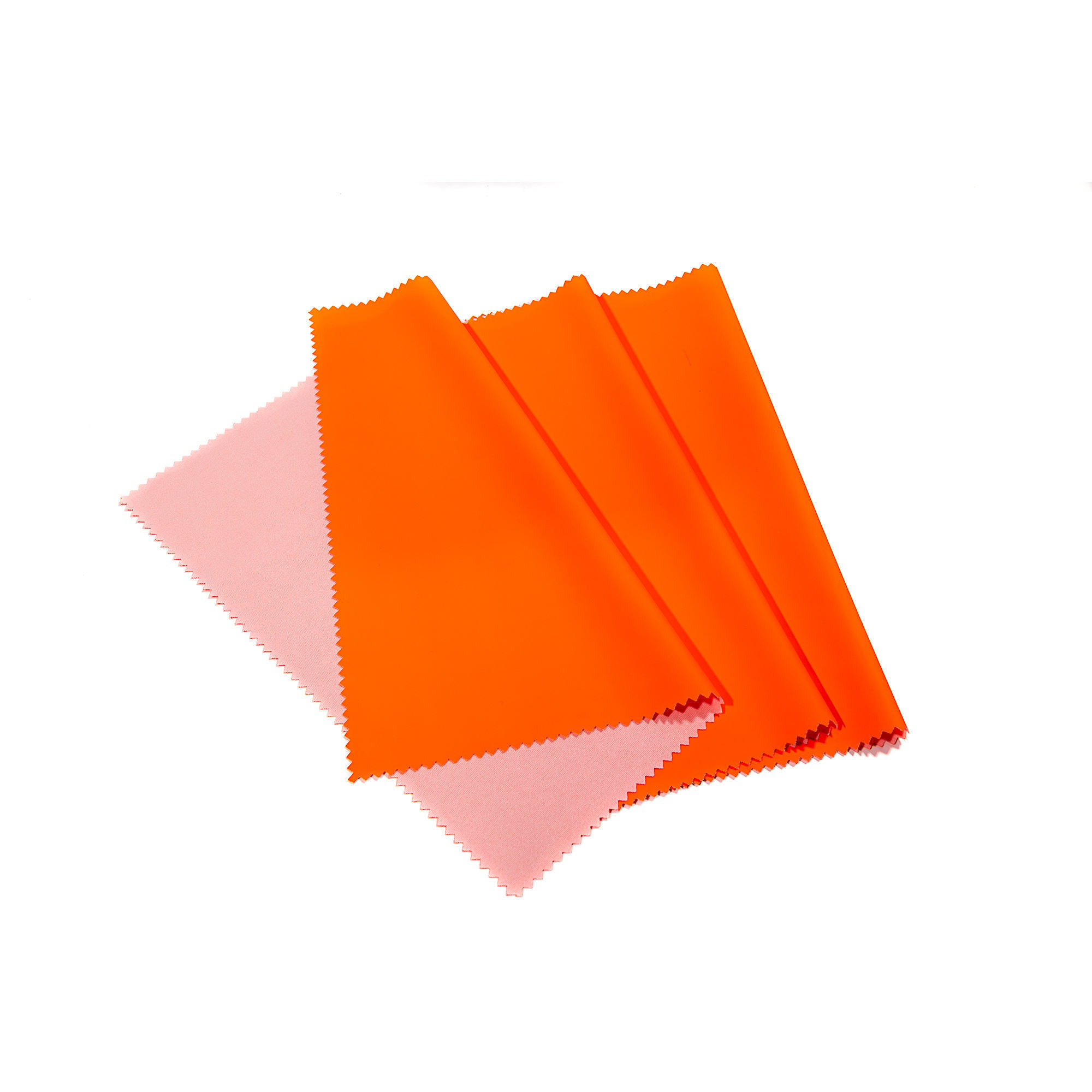 High Durable Orange PU Fabric Synthetic Leather