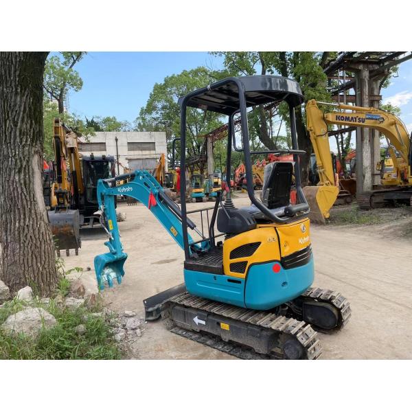 Couleur d'origine Mini-pelles utilisées Kubota U15-3S à vendre/mini-pelles utilisées travaillant à l'intérieur