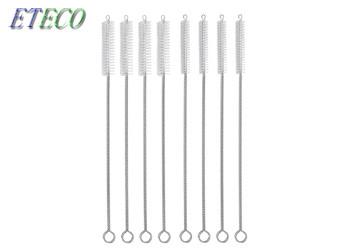Cup Long Flexible Pipe Cleaning Brush , Metal Tube Brush ISO Certificated
