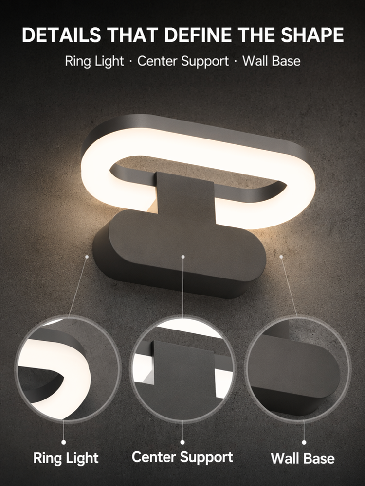 Commercial Exterior LED Wall Light IP65 Store Front Entrance Lamp For Retail Shop