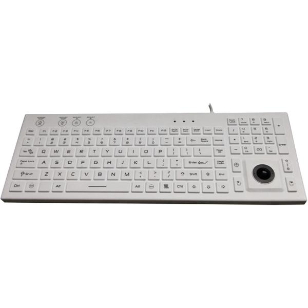 Клавиатура 100mA ключей IP68 106 водоустойчивая медицинская Washable с освещает контржурным светом