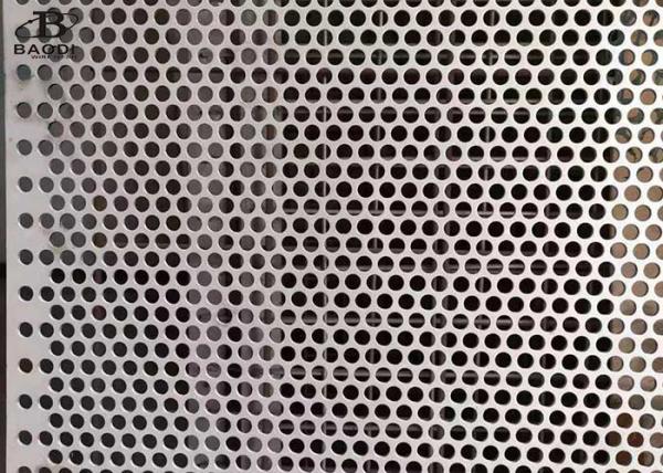0.5mm Round Hole Shape Stainless 316 Perforated Steel Mesh