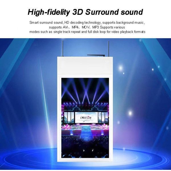 55 Inch High Brightness Window Shop 2500nits digital window display Slim Advertising Screens