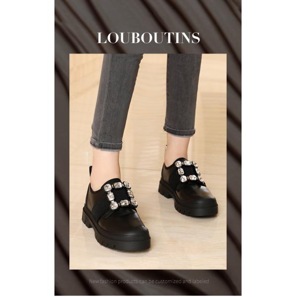 Black Flat For Women New Styles Office Lady Shoe , Casual Mary Jane Flat Shoe