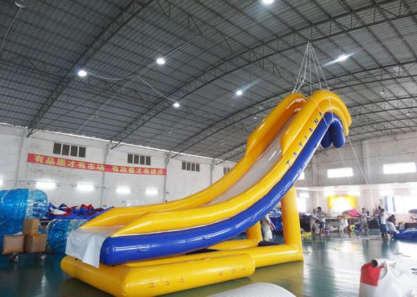 Outdoor PVC Inflatable Aqua Sports,  Marine Slide For Yacht, Yacht Climbing
