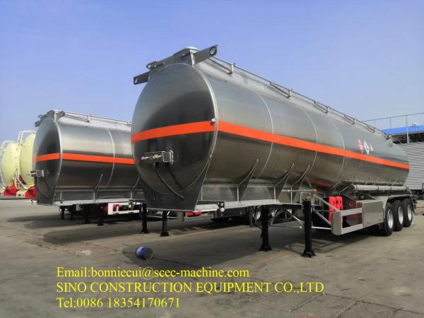 3 reboques resistentes de Axle Steel Fuel Tanker 70T semi
