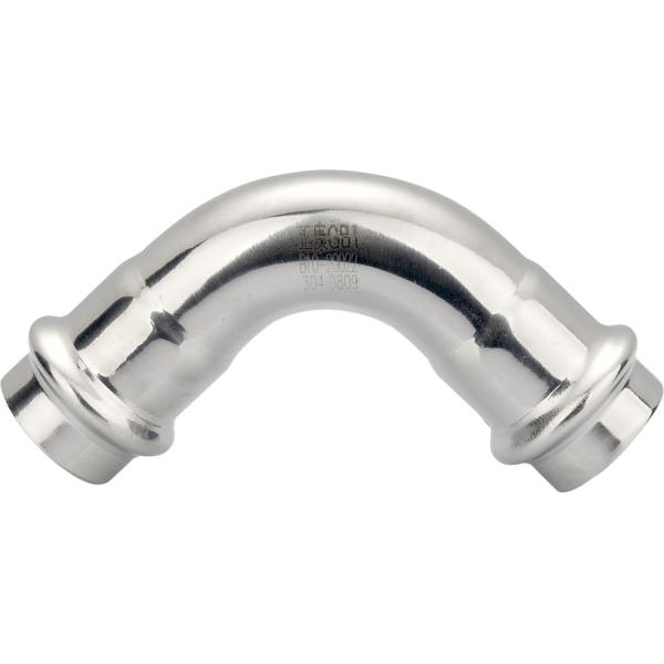 90d Elbow Stainless Steel Press Fittings DVGW Standard Security Hygiene