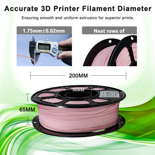 iboss 3d Printer PLA+ Filament Matte Pink 1.75mm FDM Forming Technology 3d Printing Filament