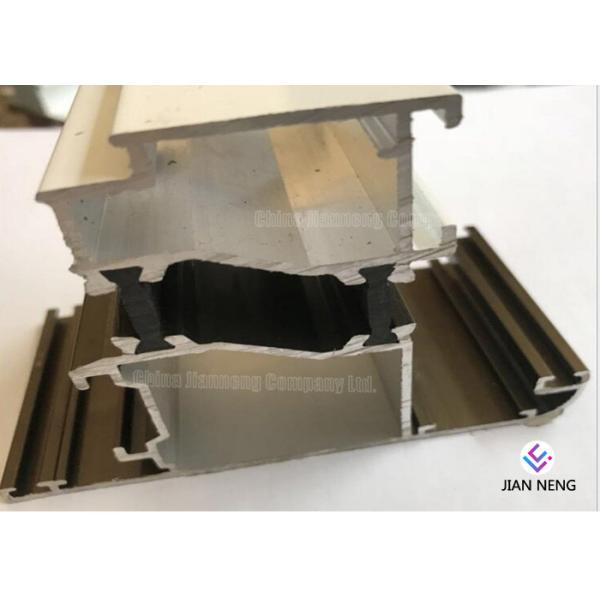 Construction Sliding Aluminum Window Profile With Powder Coated / Double Glazed