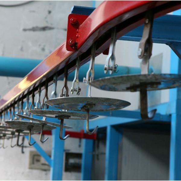 Linha de produção de revestimento em pó de substrato de aço para eficiência do mercado de retalho