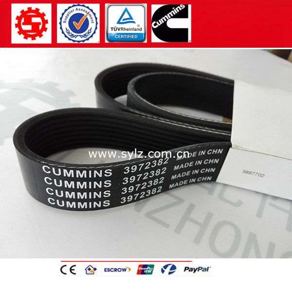 China Wholesale Cummins Hot sale good price V ribbed belt 3289897 3972378 3972379 3972382 3972384
