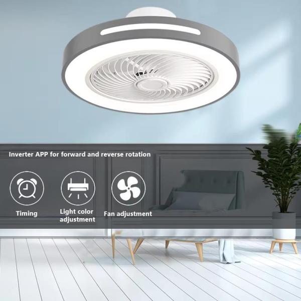 Home Commercial LED Fan Lights 96W 600mm Ceiling Fan With Light