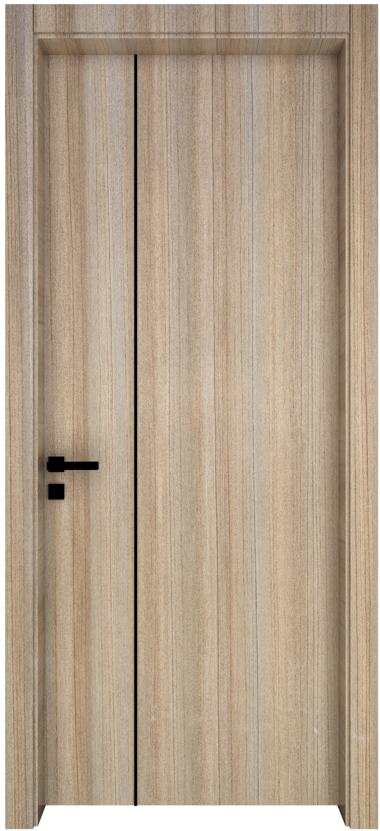 YALIG Modern House Interior Wooden Door with Side Opening and Waterproof Feature