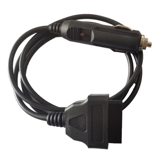 Extension OBDII Diagnostic Cable 16 Pin Female OBD2 To Cigarette Lighter Adapter