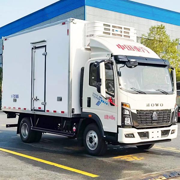 11-20T Load Capacity HOWO Refrigeration Freezer Semi-trailer Small Cooling Truck for Vegetable Transportation