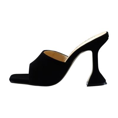 Suede Snake ODM Women High Heeled Shoes With Signature Martini Heels