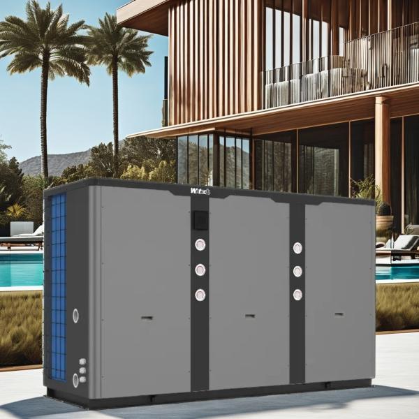 OEM DC On/Off Elétrico R32 90Kw Pomba de calor para piscinas comerciais
