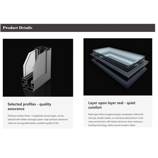 Soundproof Fiberglass Louvered Doors , Grey Aluminium Door With Louvers