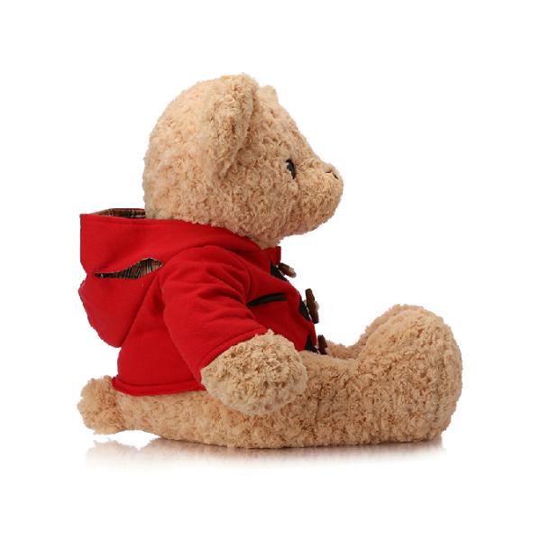 Hot selling Children stuffed plush animal toys teddy bear with coat