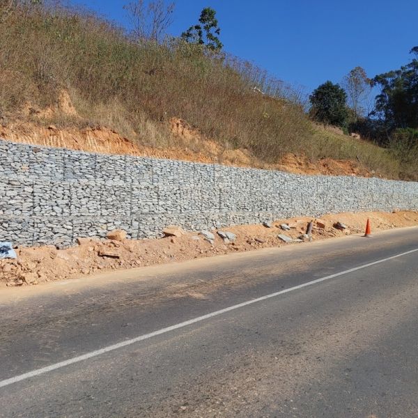 Heavy Duty UV Resistant Gabion Bags Polyethylene Riverbank Protection Geobag