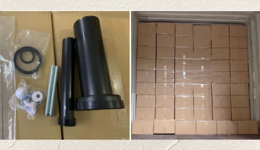 180mm D90 Modern Plastic Direct-Drain Pipe, With Hidden Water Tank And Wall-Mounted Toilet Connection