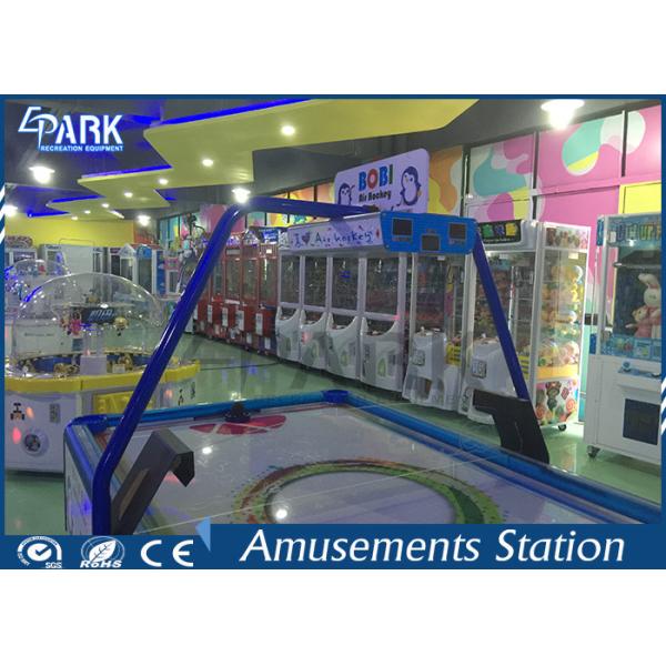 Acrylic Table BOBI Commercial Air Hockey Table For Kids CE Certificated