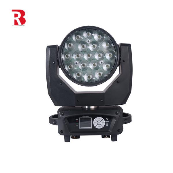 19*15W RGBW 4in1 LED Beam Wash LED Zoom Function Moving Head Stage Light