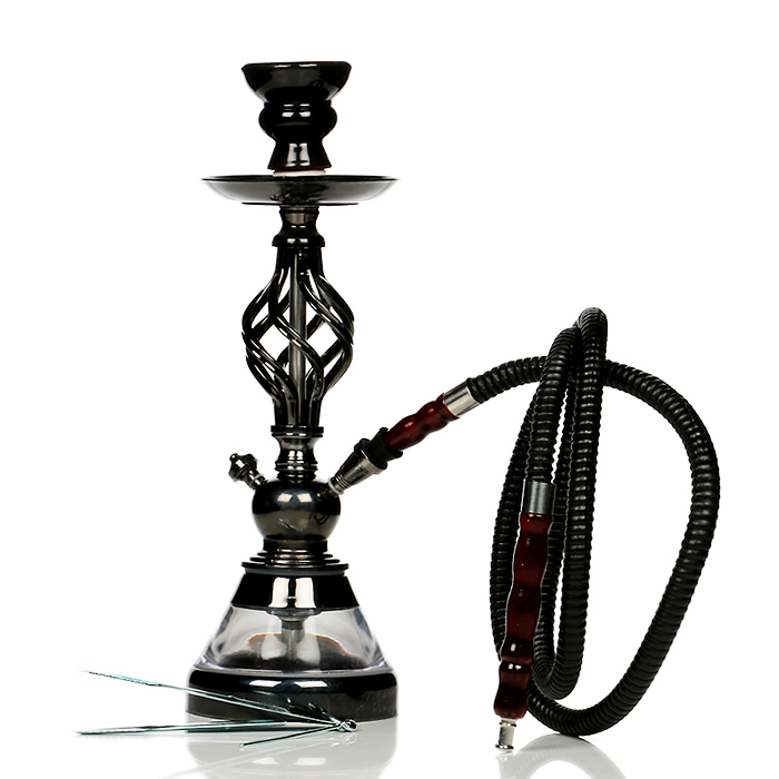 Красочное одиночное стекло металла Shisha кальяна шланга