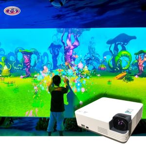 Dental Clinic Waiting Room Digital Drawing Interactive Coloring Wall for Kids