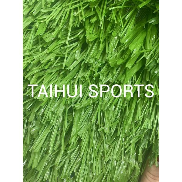50mm Artificial Grass For Football Turf Eco Friendly Excellent Shock Absorption
