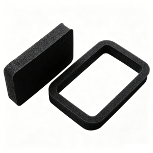 Mechanical Fatigue Resistance Black Silicone Foaming Material For Communication