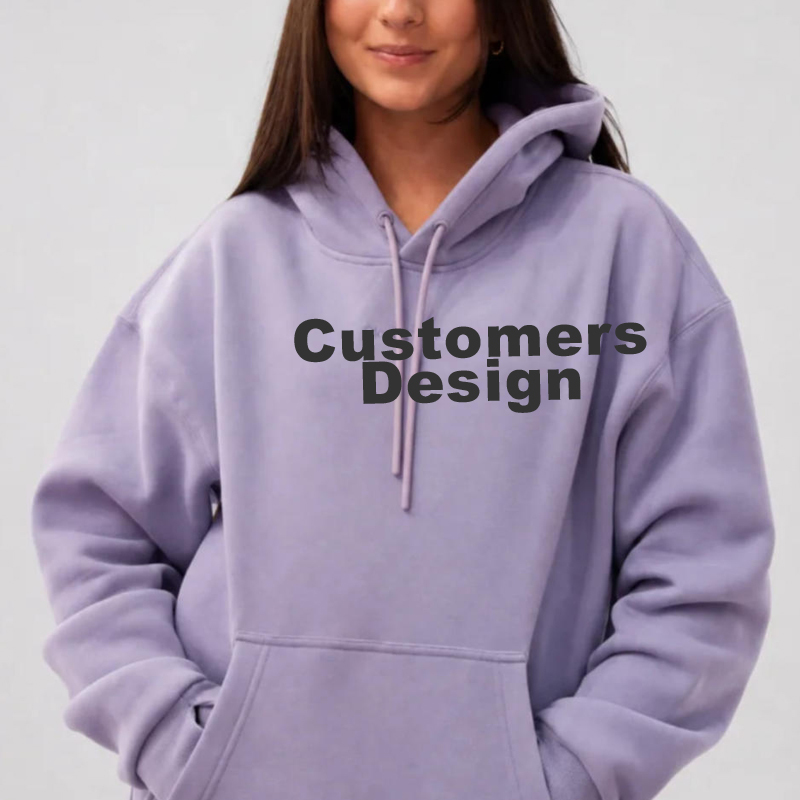 OEM ODM Custom Sensory Oversized Hoodie With Food‑Grade Silicone Chew Drawstring