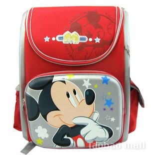 Cute Fashion 420D / 600D nylon Red Kids School Bag for children