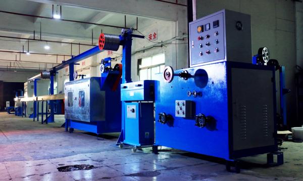 50KW PVC PE 70+35 YASKAWA Inverter Double Color Cable Extruder Machine