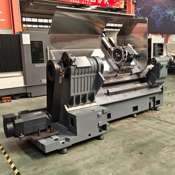 Box Way CNC Lathe TCK63M-1000 | 12-Station Live Turret For Efficient Tool