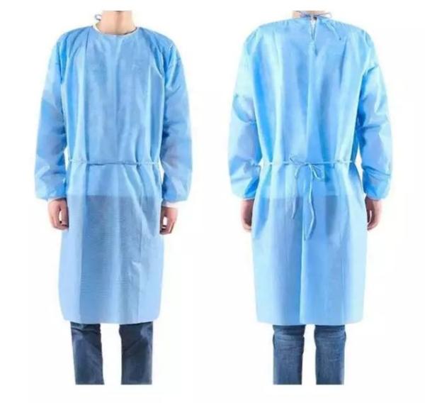 Disposable Hospital Protective Non Woven Isolation Gown