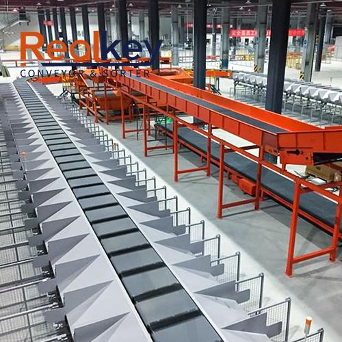 Custom High Speed Cross Belt Sorter Flexible OEM/ODM For Various Industries