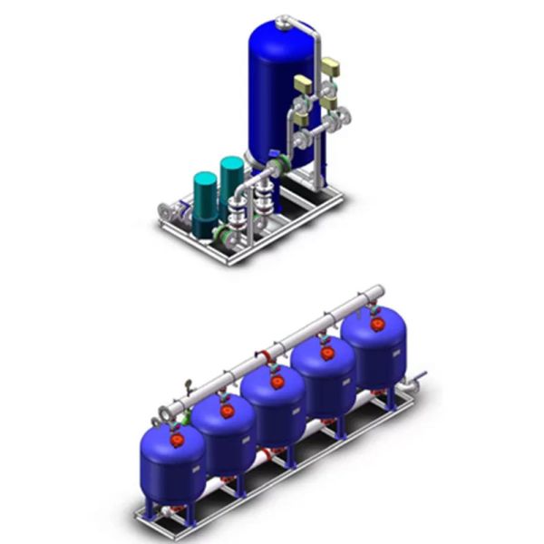 Intelligent Backwash Sand Filter High Efficiency Filtration for Circulating Water Systems