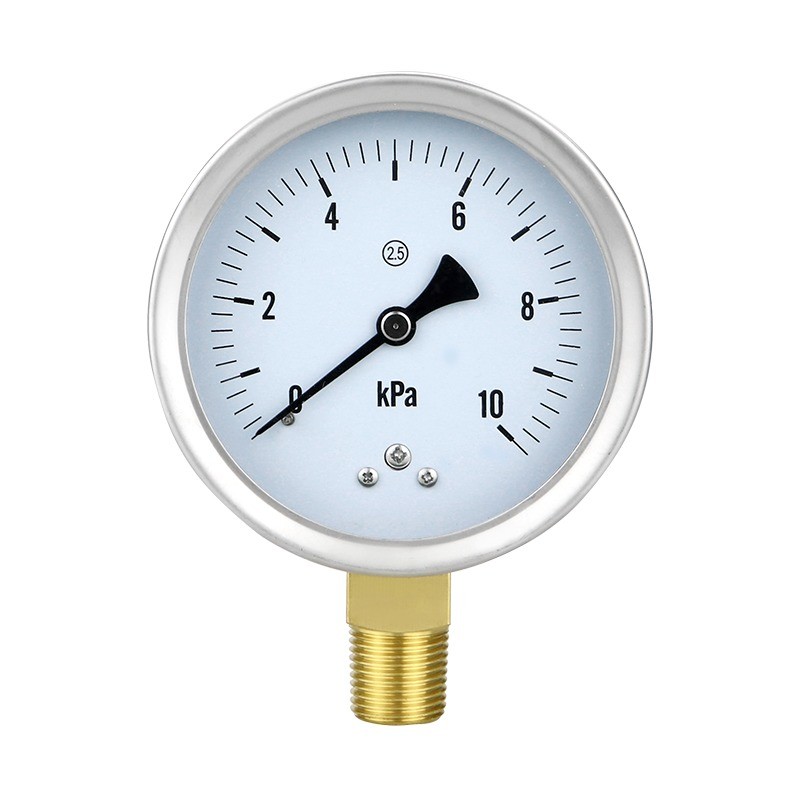 100mm Radial Connected Manometer for Precise Pressure Monitoring in Industrial Settings