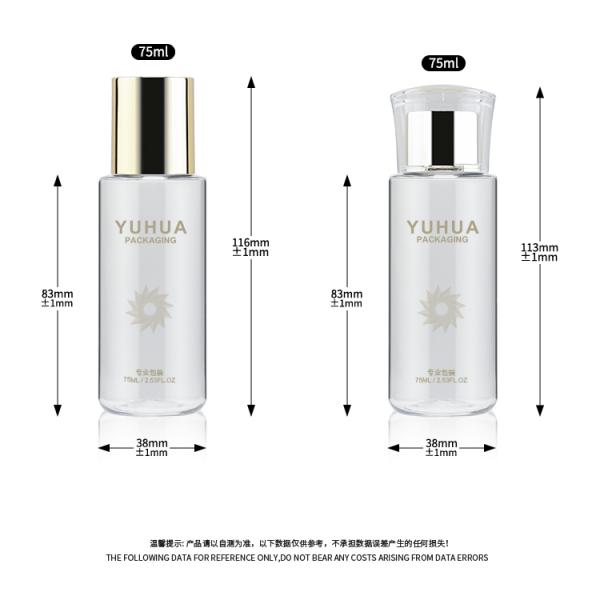 ЛЮБИМЕЦ 75ml разливает круглое дно по бутылкам с крышкой для сути тонера