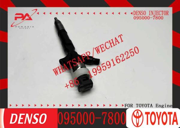 Inyector de combustible diesel Encuentro de inyectores de tren común 095000-7801 095000-7800 23670-30310 para TOYOTA Hiace 2KD-FTV Euro IV